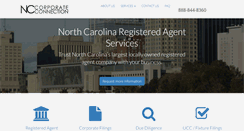 Desktop Screenshot of northcarolinaregisteredagent.com